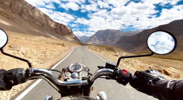 Biking in Spiti valley